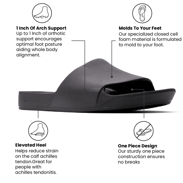 Arch Support Slides - Classic - Brown
