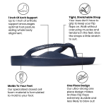 Arch Support Flip Flops - Classic - Navy