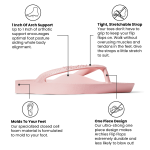 Arch Support Flip Flops - Classic - Pink